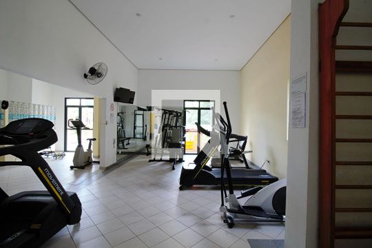 Área comum - Academia de apartamento para alugar com 2 quartos, 50m² em Vila Andrade, São Paulo