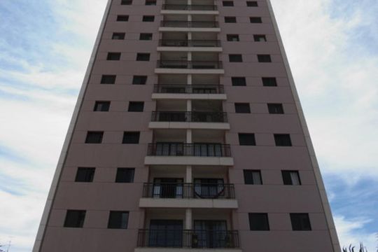 Fachada do bloco de apartamento para alugar com 2 quartos, 77m² em Ponte de São João, Jundiaí