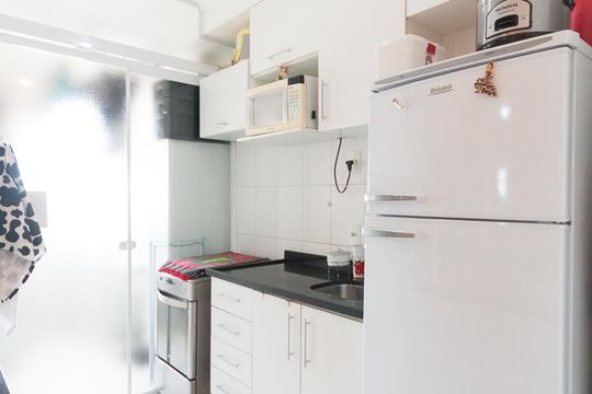 Cozinha de apartamento à venda com 2 quartos, 65m² em Jardim Santa Cruz (sacomã), São Paulo