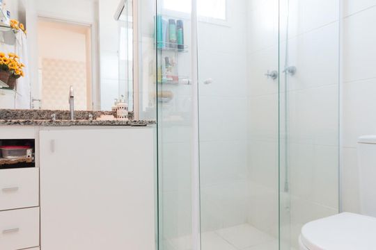 Banheiro de apartamento à venda com 2 quartos, 65m² em Jardim Santa Cruz (sacomã), São Paulo