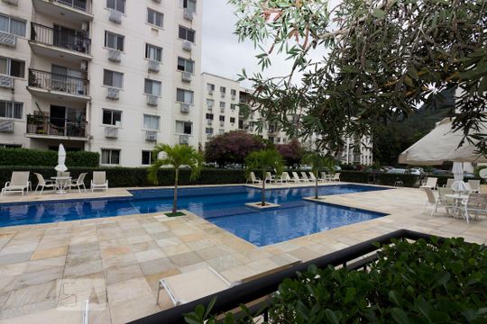 Área comum - Piscina de apartamento à venda com 3 quartos, 75m² em Jacarepaguá, Rio de Janeiro