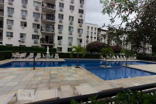 Área comum - Piscina de apartamento à venda com 3 quartos, 75m² em Jacarepaguá, Rio de Janeiro