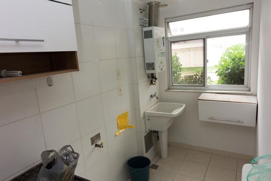 Cozinha de apartamento à venda com 3 quartos, 75m² em Jacarepaguá, Rio de Janeiro