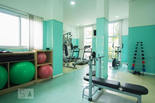 Área comum - Academia de apartamento para alugar com 2 quartos, 60m² em Cristo Redentor, Porto Alegre