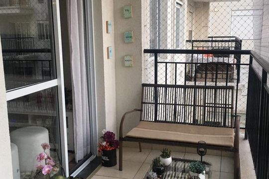Varanda de apartamento para alugar com 2 quartos, 64m² em Vila Guarani (z Sul), São Paulo