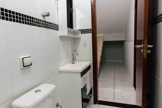 Banheiro de casa para alugar com 1 quarto, 35m² em Taguatinga Norte (taguatinga), Brasília