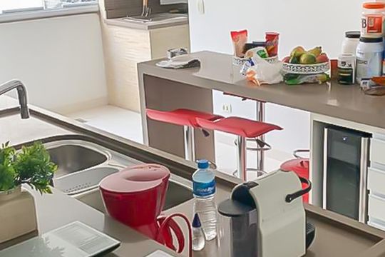 Cozinha  de apartamento à venda com 2 quartos, 100m² em Vila Olímpia, São Paulo