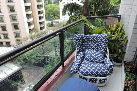 Varanda da Sala de apartamento à venda com 3 quartos, 168m² em Vila Morumbi, São Paulo