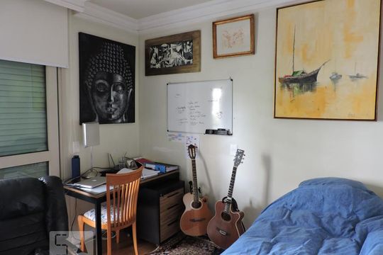 Quarto de apartamento à venda com 3 quartos, 168m² em Vila Morumbi, São Paulo