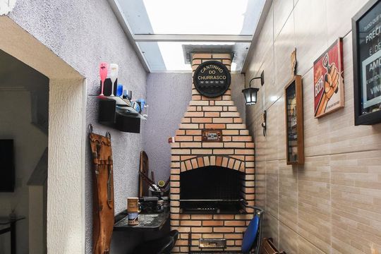 Churrasqueira de casa à venda com 3 quartos, 130m² em Baeta Neves, São Bernardo do Campo