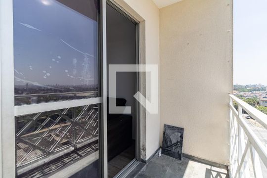Varanda da Sala de apartamento à venda com 2 quartos, 58m² em Jardim Santa Emília, São Paulo