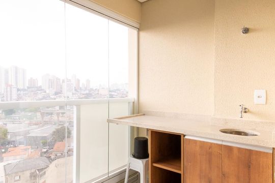 Varanda de kitnet/studio para alugar com 1 quarto, 35m² em Vila Prudente, São Paulo