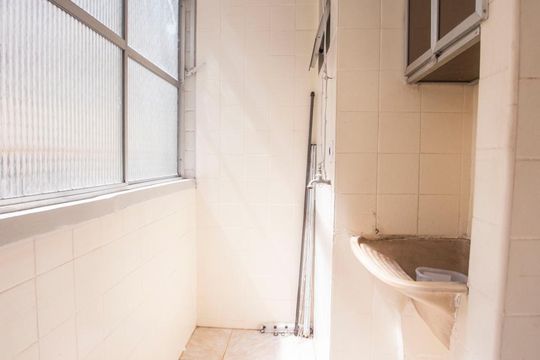 area de serviço de apartamento à venda com 3 quartos, 77m² em Conjunto Residencial Parque Bandeirantes, Campinas