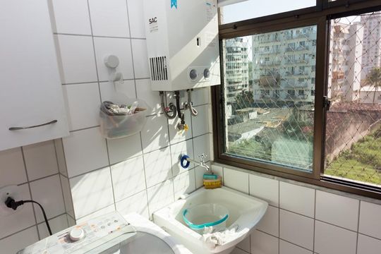 Área de Serviço de apartamento à venda com 3 quartos, 78m² em Pechincha, Rio de Janeiro
