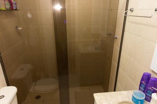 Banheiro de apartamento à venda com 3 quartos, 78m² em Pechincha, Rio de Janeiro