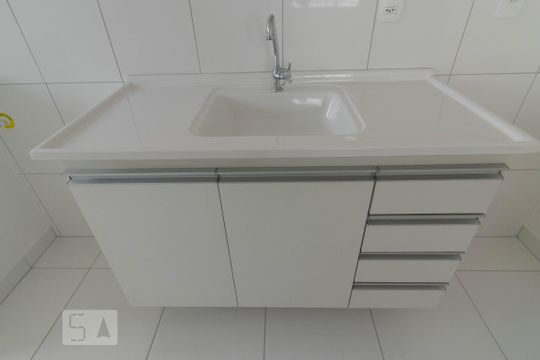 Detalhe cozinha de apartamento para alugar com 2 quartos, 48m² em Vila Paranaguá, São Paulo