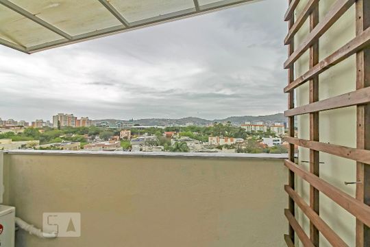 Sacada Dormitório  2  Suite de apartamento à venda com 2 quartos, 80m² em Jardim do Salso, Porto Alegre