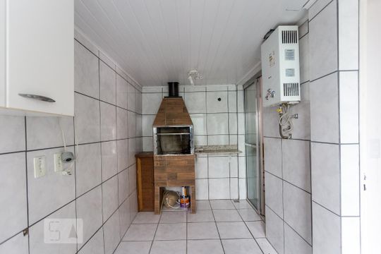 Churrasqueira e área de serviço de apartamento para alugar com 3 quartos, 113m² em Menino Deus, Porto Alegre