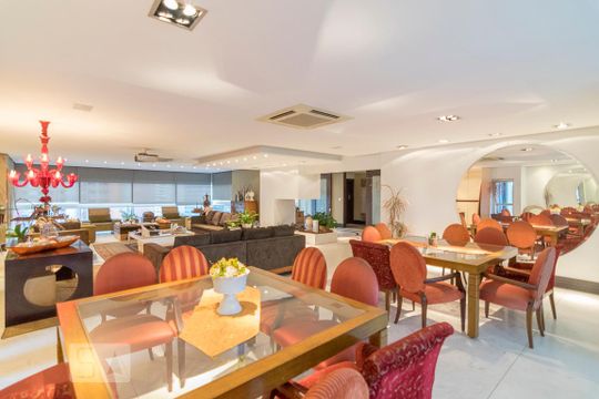 Sala de apartamento para alugar com 3 quartos, 480m² em Jardim, Santo André