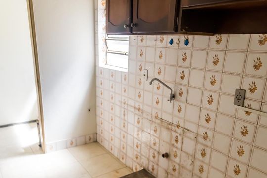 Cozinha de apartamento à venda com 1 quarto, 43m² em Sarandi, Porto Alegre