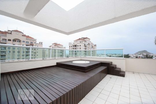 Terraço de apartamento para alugar com 3 quartos, 164m² em Recreio dos Bandeirantes, Rio de Janeiro