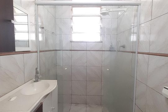 Banheiro Social de apartamento à venda com 1 quarto, 54m² em Riachuelo, Rio de Janeiro