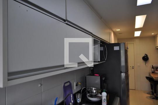 Cozinha - Armários de apartamento à venda com 3 quartos, 144m² em Jacarepaguá, Rio de Janeiro