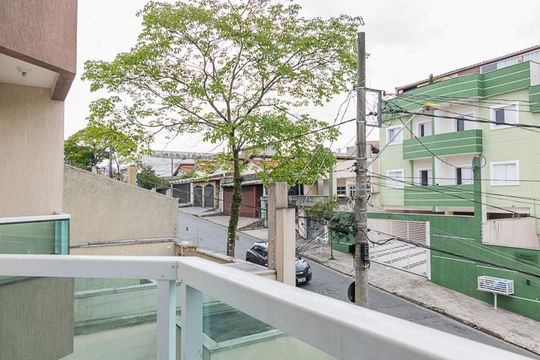 Varanda Quarto 2 de apartamento para alugar com 2 quartos, 40m² em Parque Bandeirante, Santo André