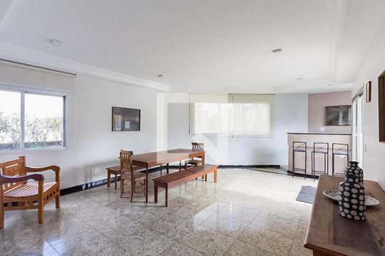 Área comum - Salão de festas de apartamento para alugar com 1 quarto, 40m² em Planalto Paulista, São Paulo