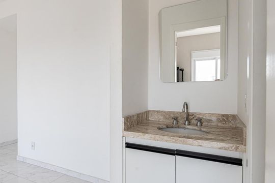 Lavabo de apartamento à venda com 1 quarto, 43m² em Tatuapé, São Paulo