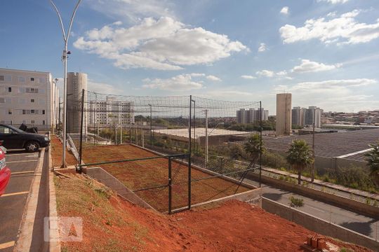 Dependências do condominio - campo de apartamento à venda com 2 quartos, 47m² em Jardim Antonio Von Zuben, Campinas