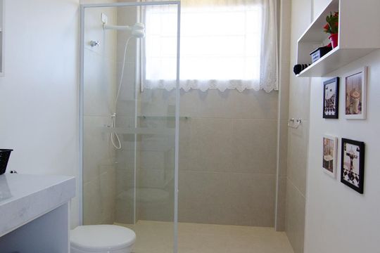 Banheiro de apartamento à venda com 3 quartos, 100m² em Centro, Campinas