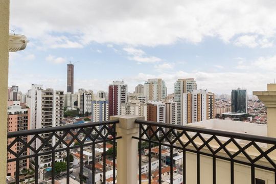 Sacada do quarto de apartamento para alugar com 2 quartos, 70m² em Vila Gomes Cardim, São Paulo