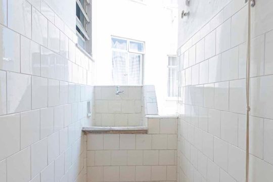 Área de Serviço de apartamento à venda com 2 quartos, 62m² em Rio Comprido, Rio de Janeiro