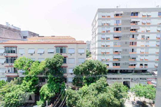 Vista da Sala de apartamento à venda com 2 quartos, 62m² em Rio Comprido, Rio de Janeiro