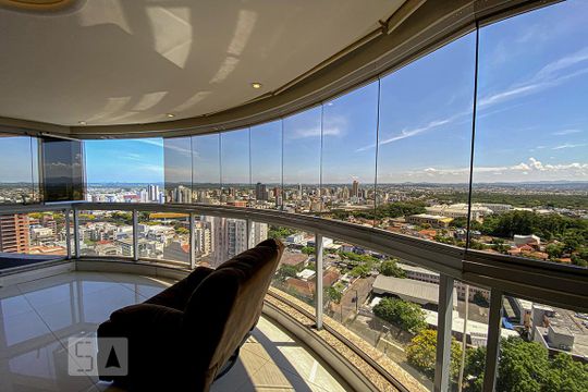 Sacada Sala de estar de apartamento à venda com 3 quartos, 194m² em Morro do Espelho, São Leopoldo