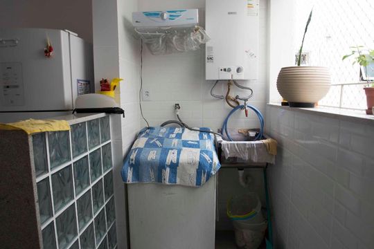 área de serviço de apartamento à venda com 2 quartos, 72m² em Tijuca, Rio de Janeiro