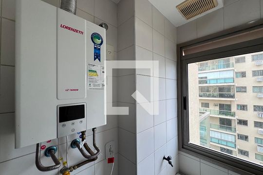 Cozinha e Área de Serviço de apartamento para alugar com 2 quartos, 73m² em Recreio dos Bandeirantes, Rio de Janeiro