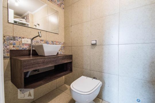 Banheiro da Suíte de apartamento à venda com 3 quartos, 110m² em Vila Mariana, São Paulo