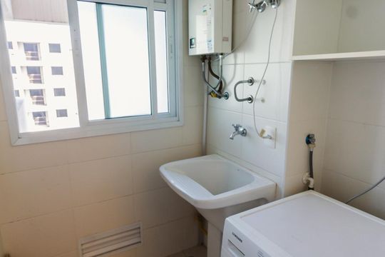Lavanderia de apartamento à venda com 2 quartos, 57m² em Barra Funda, São Paulo