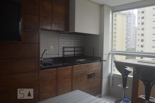 Varanda gourmet de apartamento à venda com 3 quartos, 211m² em Vila Andrade, São Paulo