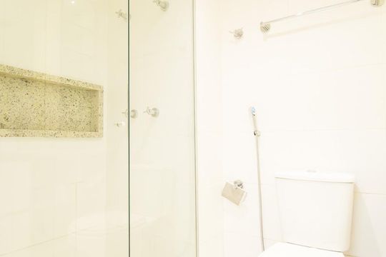 Banheiro de kitnet/studio à venda com 1 quarto, 36m² em Setor Noroeste, Brasília