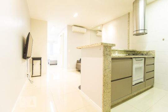 Cozinha/Sala de kitnet/studio à venda com 1 quarto, 36m² em Setor Noroeste, Brasília