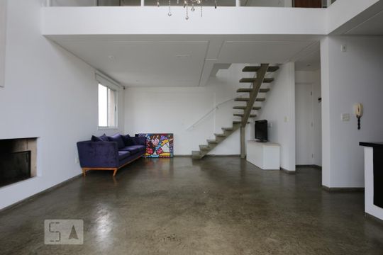 Sala de apartamento à venda com 1 quarto, 90m² em Vila Suzana, São Paulo