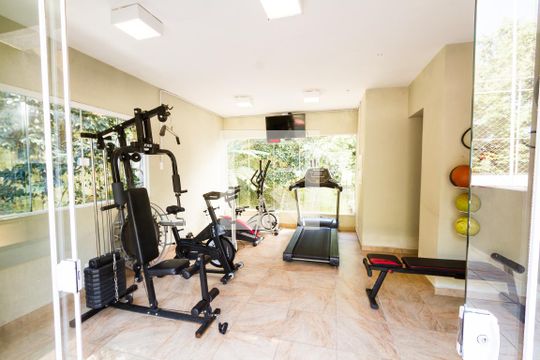 Área comum - Academia de apartamento à venda com 3 quartos, 126m² em Cascatinha, Curitiba