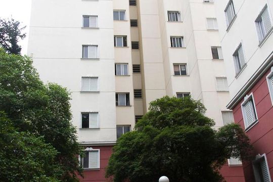 Fachada do bloco de apartamento à venda com 3 quartos, 65m² em Centro, Diadema