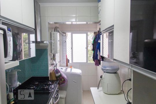 Cozinha de apartamento à venda com 3 quartos, 65m² em Centro, Diadema