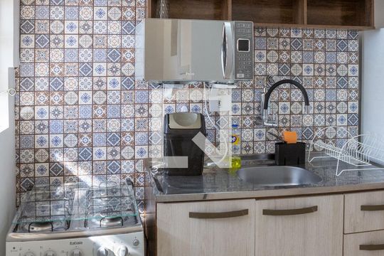 Cozinha e Área de Serviço de apartamento à venda com 2 quartos, 56m² em Água Branca, São Paulo