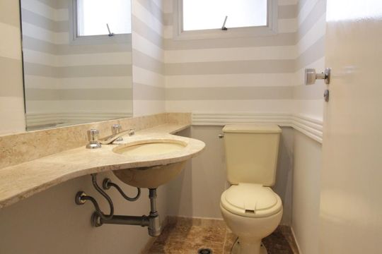 Lavabo de apartamento à venda com 4 quartos, 435m² em Vila Andrade, São Paulo