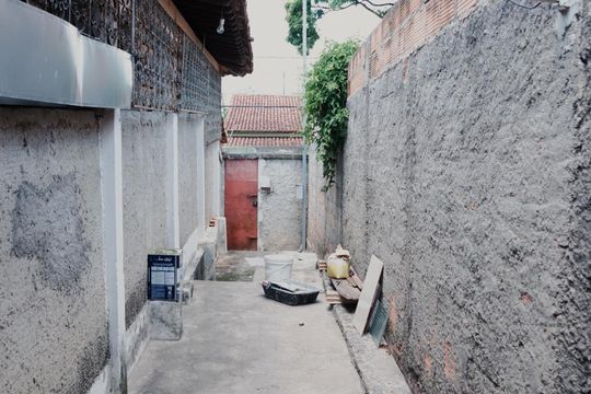 Área externa de casa para alugar com 2 quartos, 60m² em Jardim Leblon, Belo Horizonte